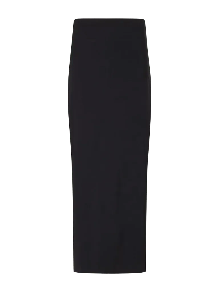 Samos wool-blend midi skirt