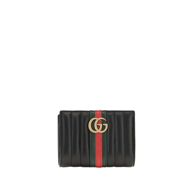 Gucci Quilted Leather Wallet — Black