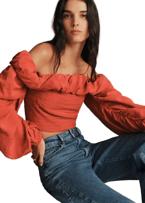 Helene Blouse - Terracotta