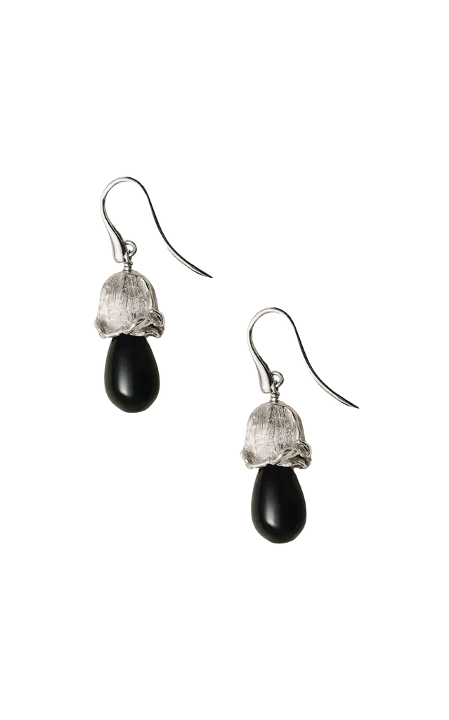 Le Tulip Earrings Onyx