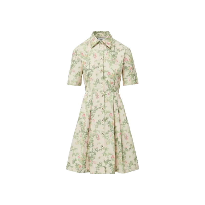mae x scalamandre rory dress in jardin de chine