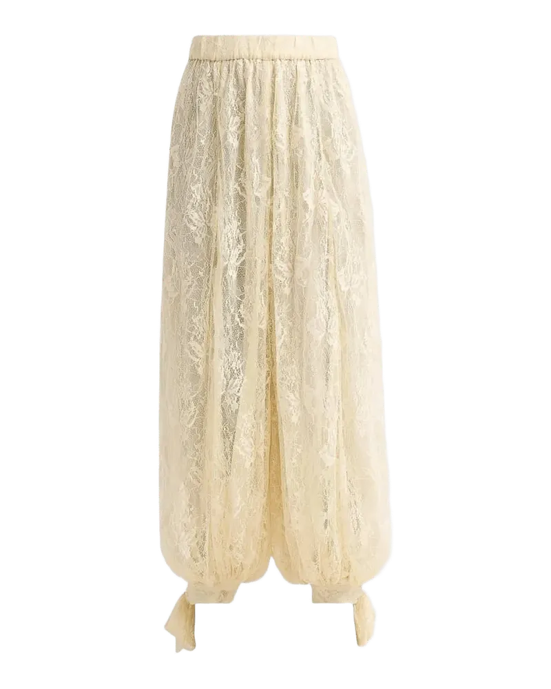 Floral Lace Parachute Pants