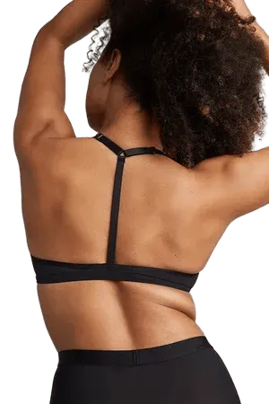 Sieve Racerback Bra in Black