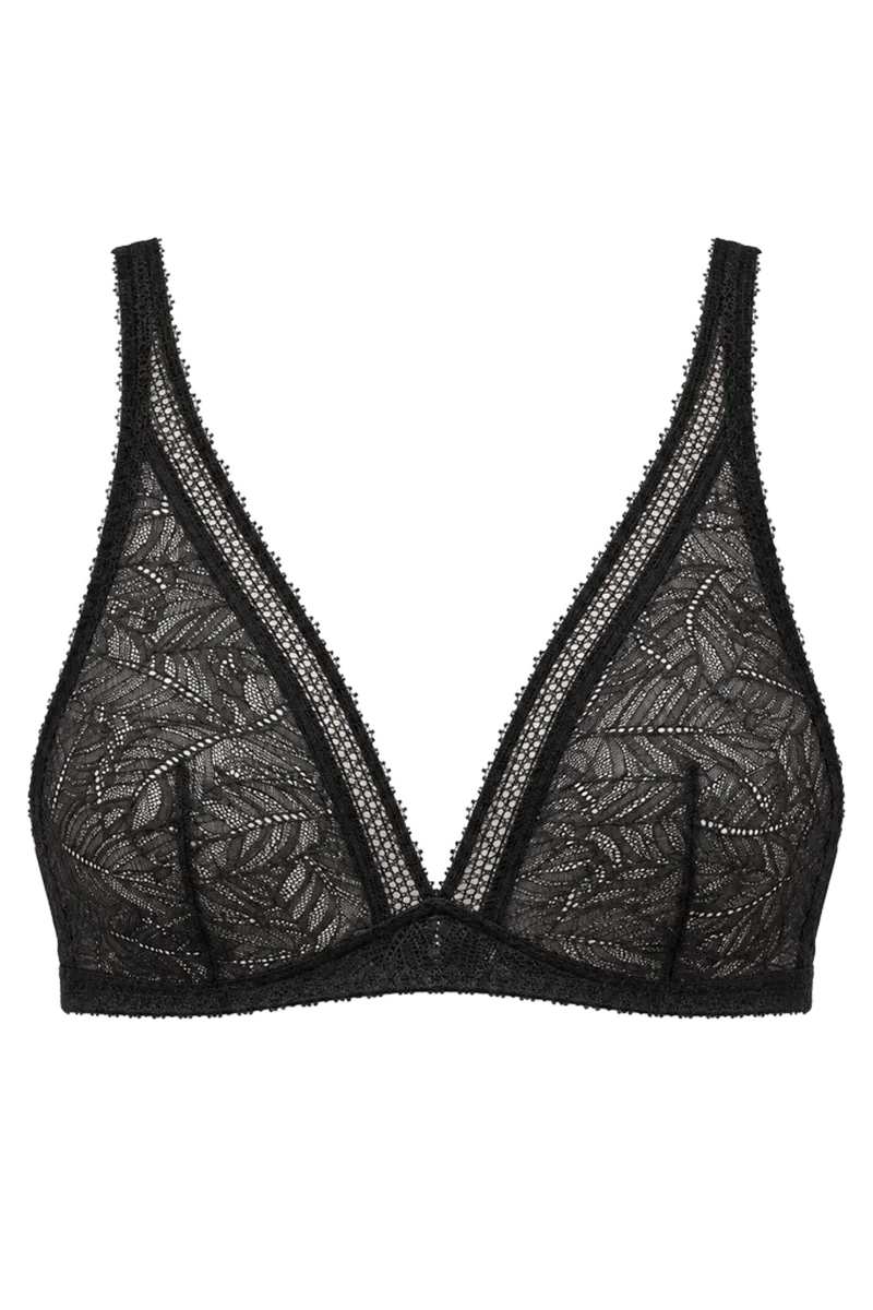 Comete Lace-Trim Tulle Bralette