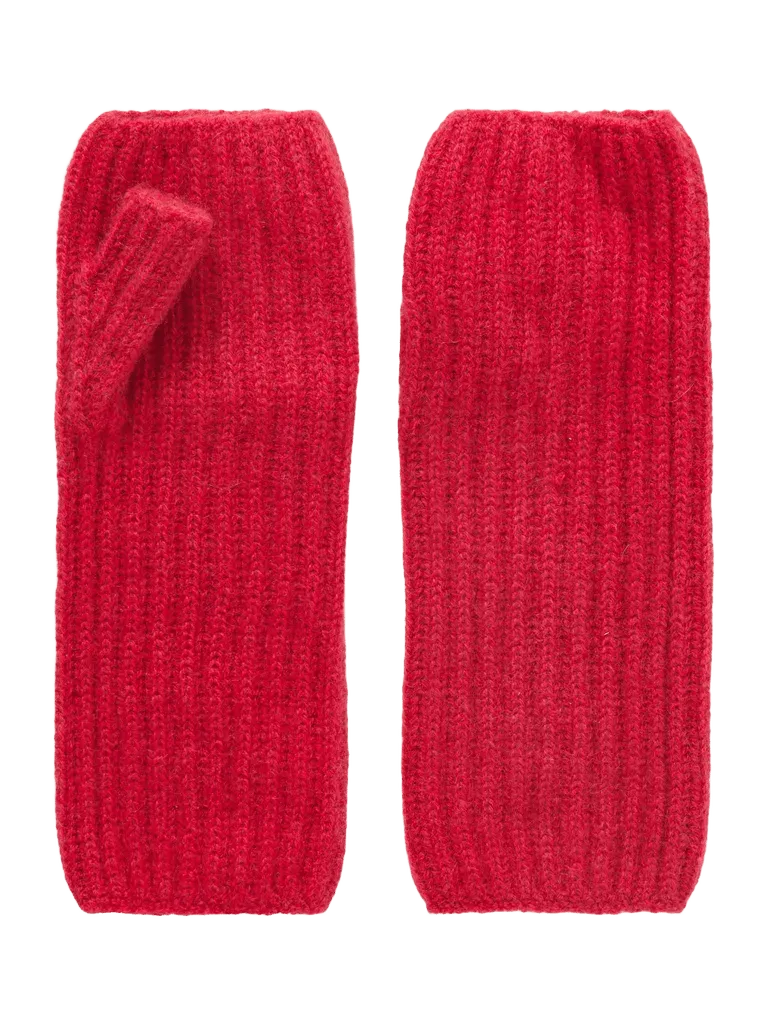 Della ribbed-knit cashmere gloves