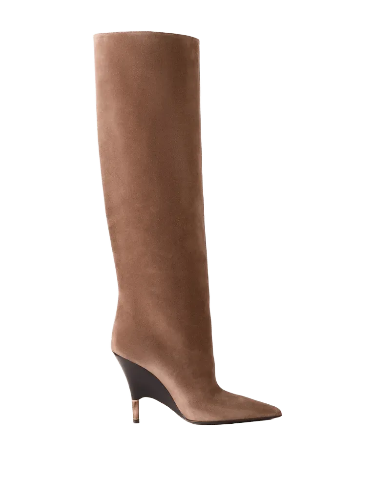 Bella suede knee boots