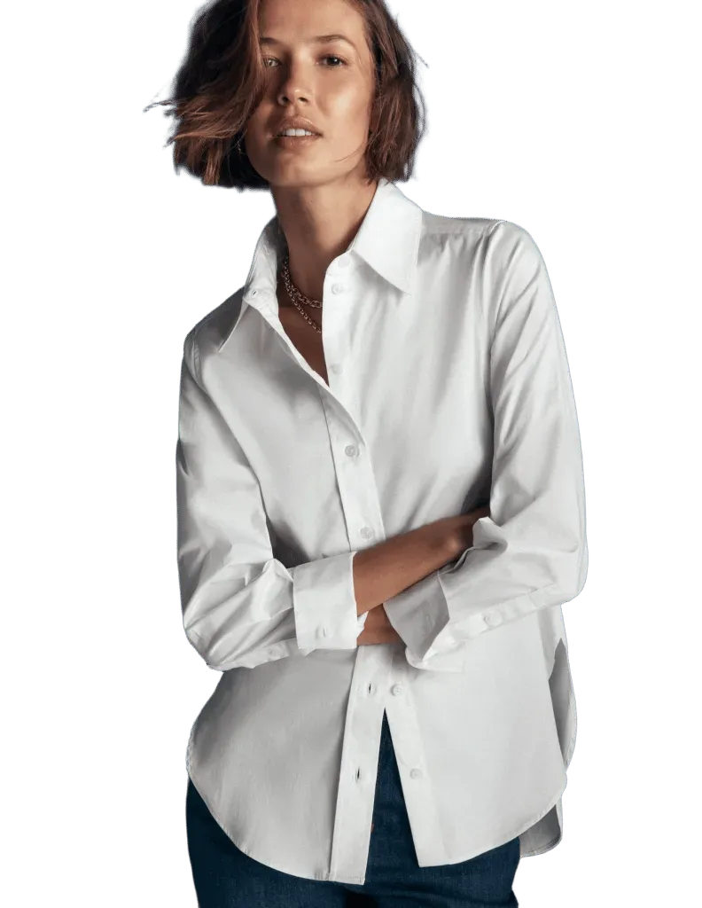 Anna Longline Cotton Shirt
