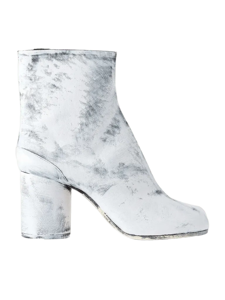 Tabi split-toe leather ankle boots