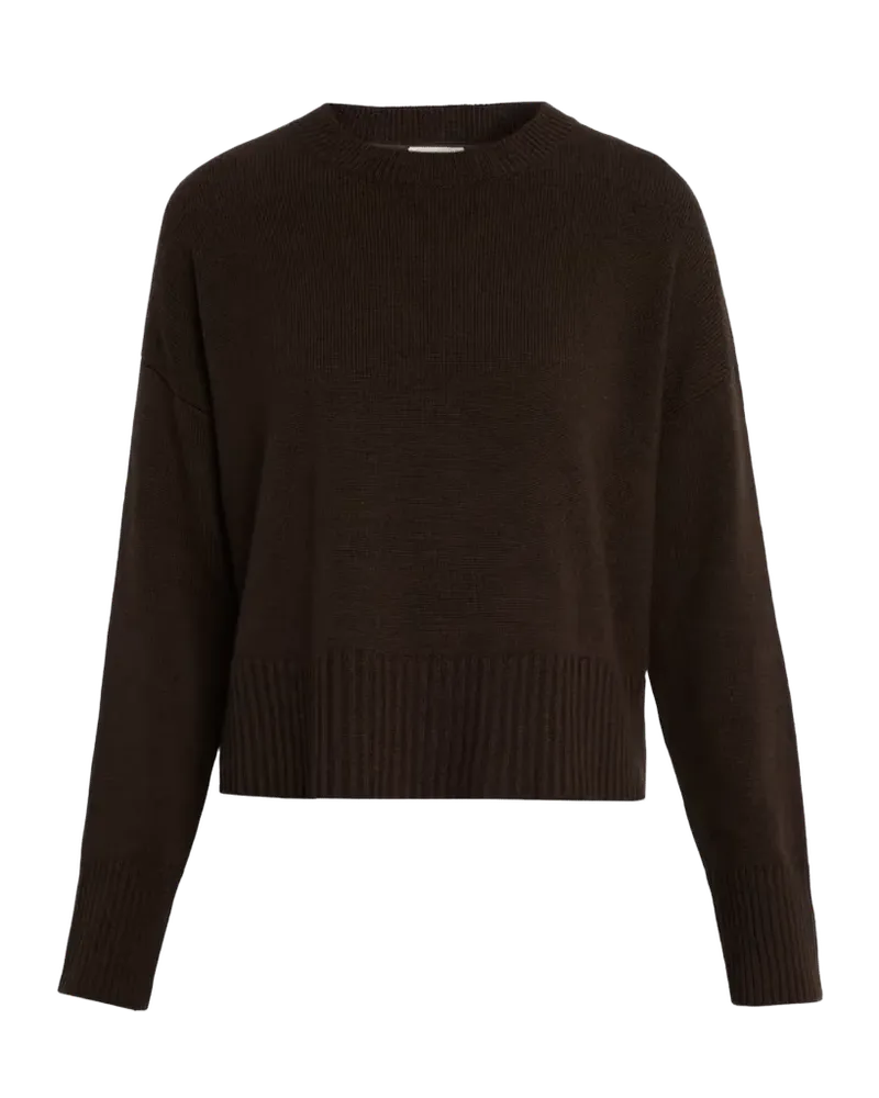 Boxy Crewneck Cashmere Sweater
