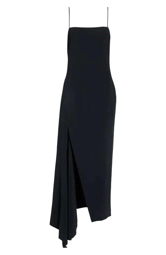Sliced Long Slit Gown