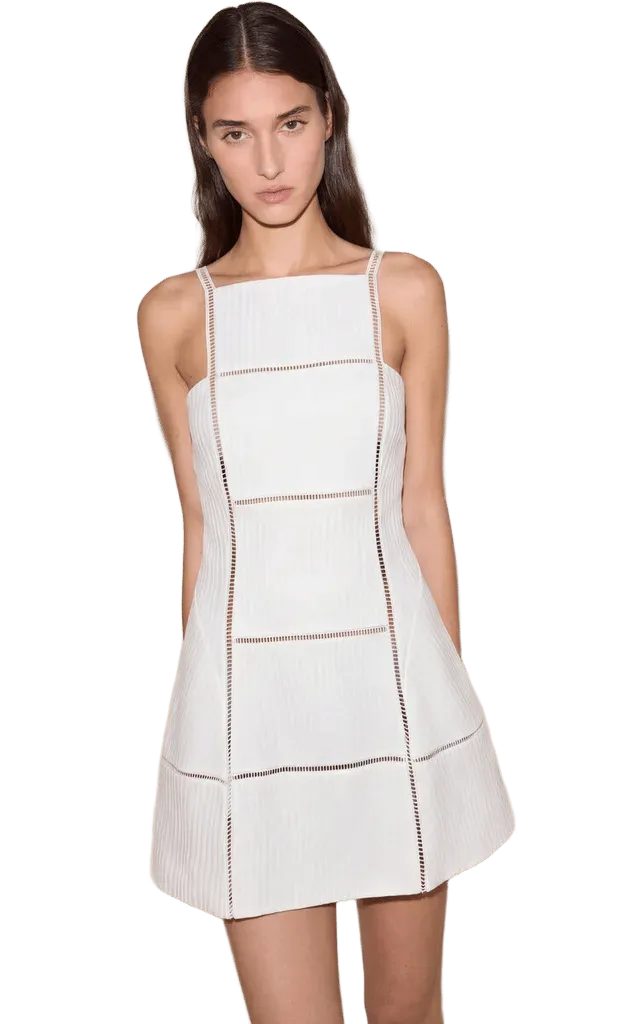 Sera Linen-Silk Mini Dress