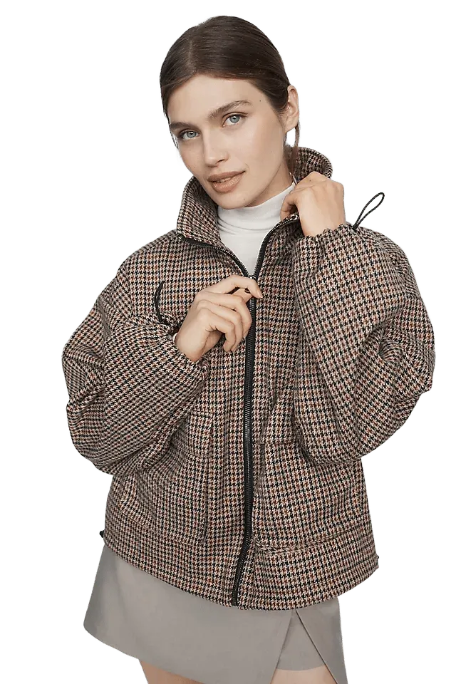 Ichi Ihesolu Funnel Neck Jacket