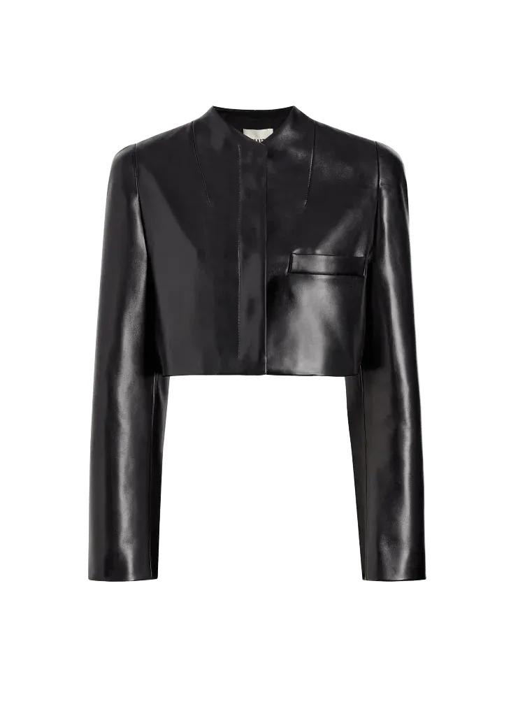 Samo Jacket in Black Leather