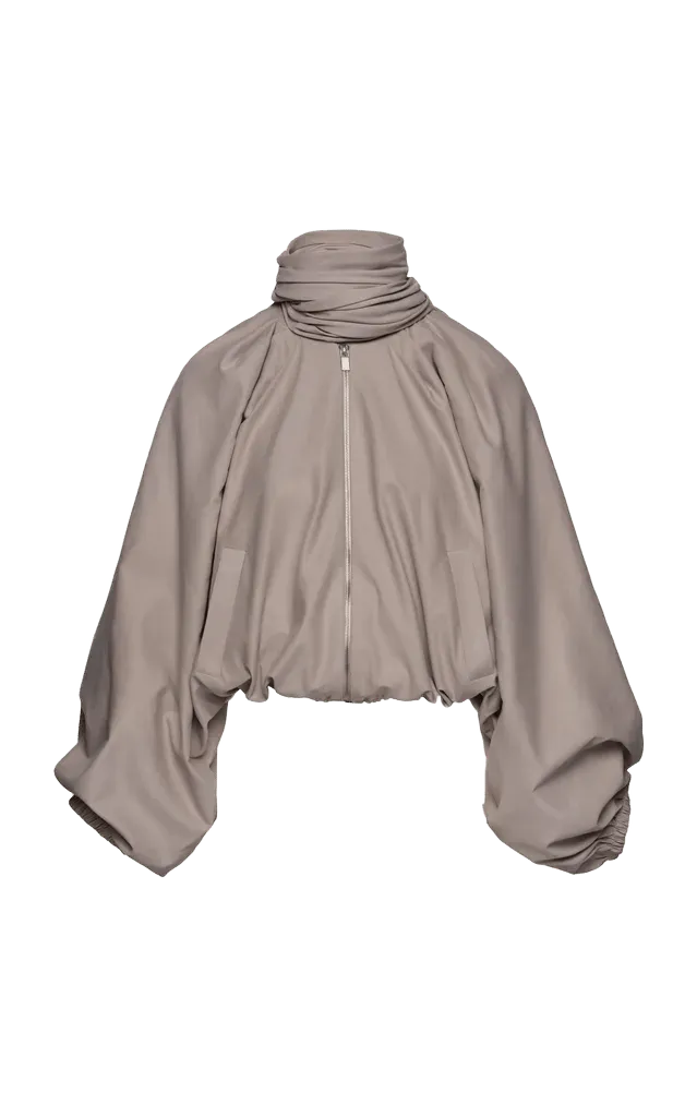Oversized High-Neck Jacket