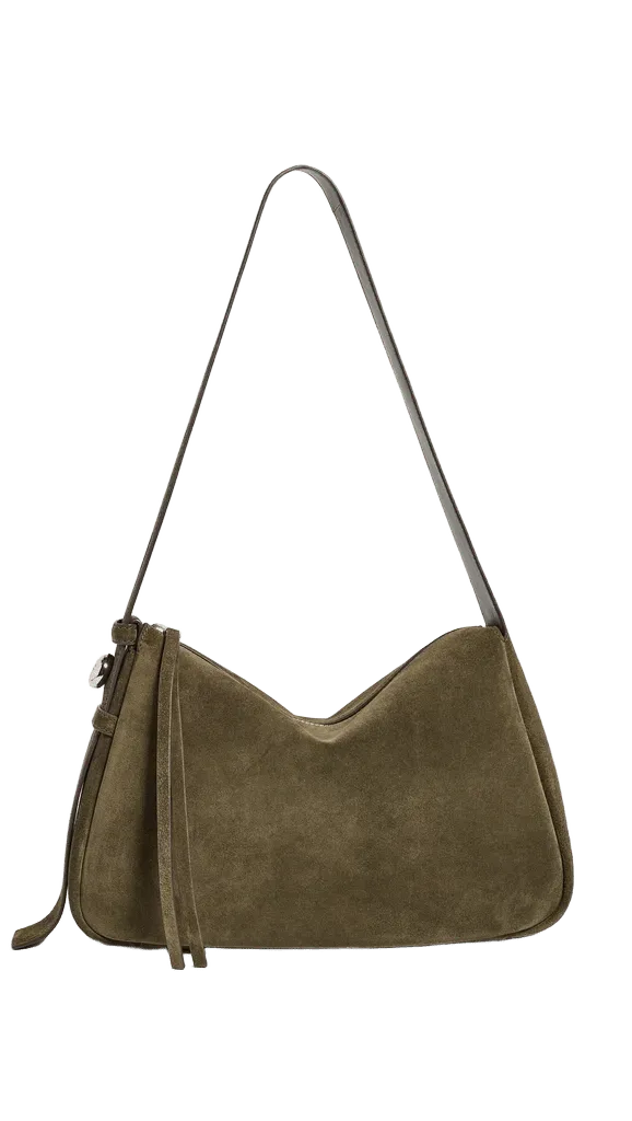 Romy Suede Shoulder Bag