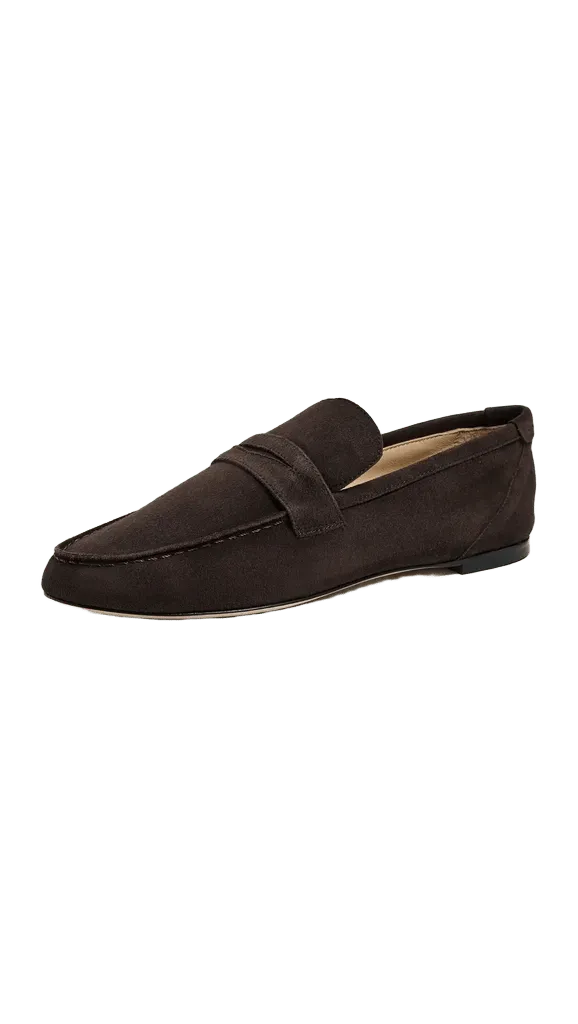Suede Penny Loafers