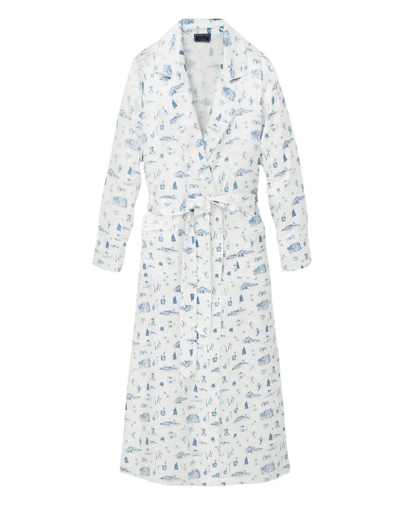 Petite Plume x White Elephant Women's Silk Robe
