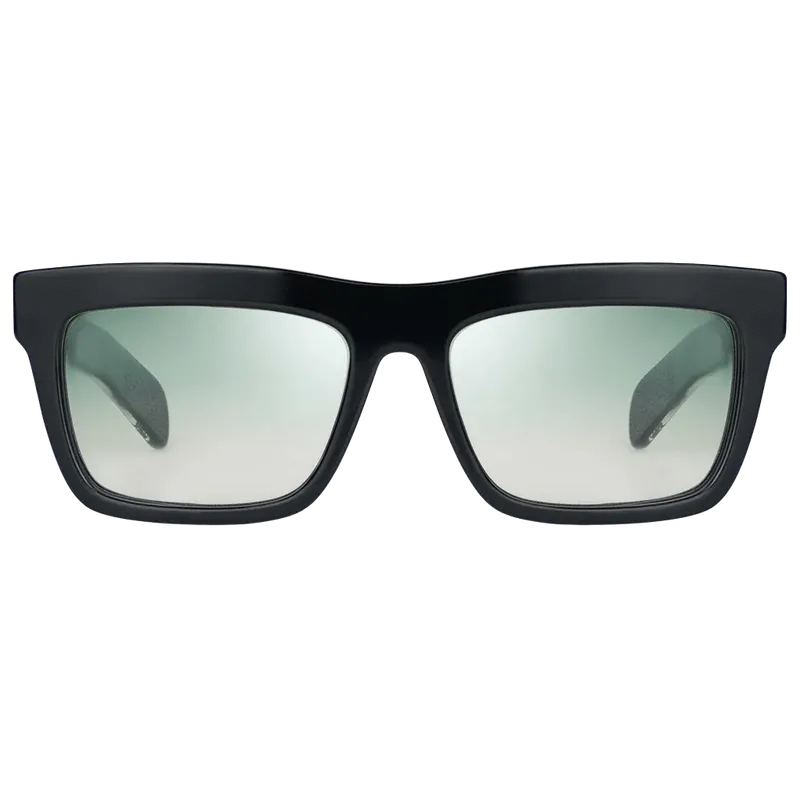 Bugatti 44BK Black Plastic Frame with Light Lenses Sunglasses — Black