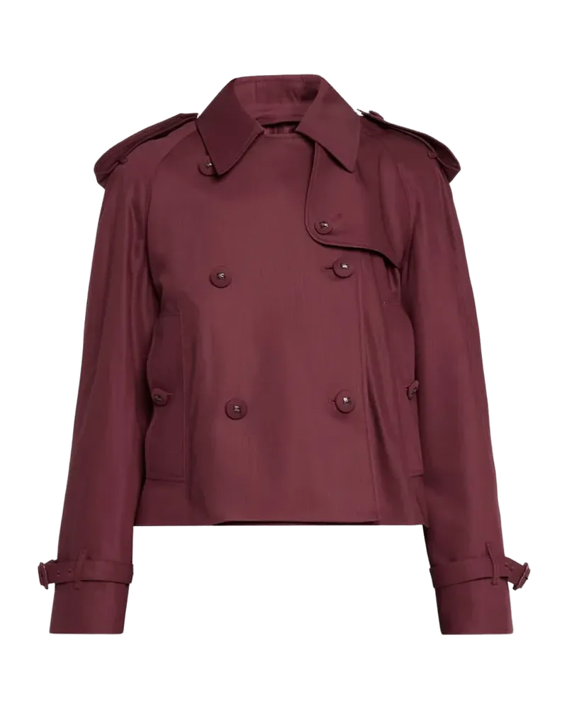 Mayfair Double-Breasted Short Trench Coat