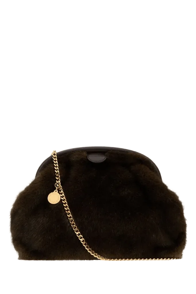 Stella McCartney Falabella Clutch — Brown