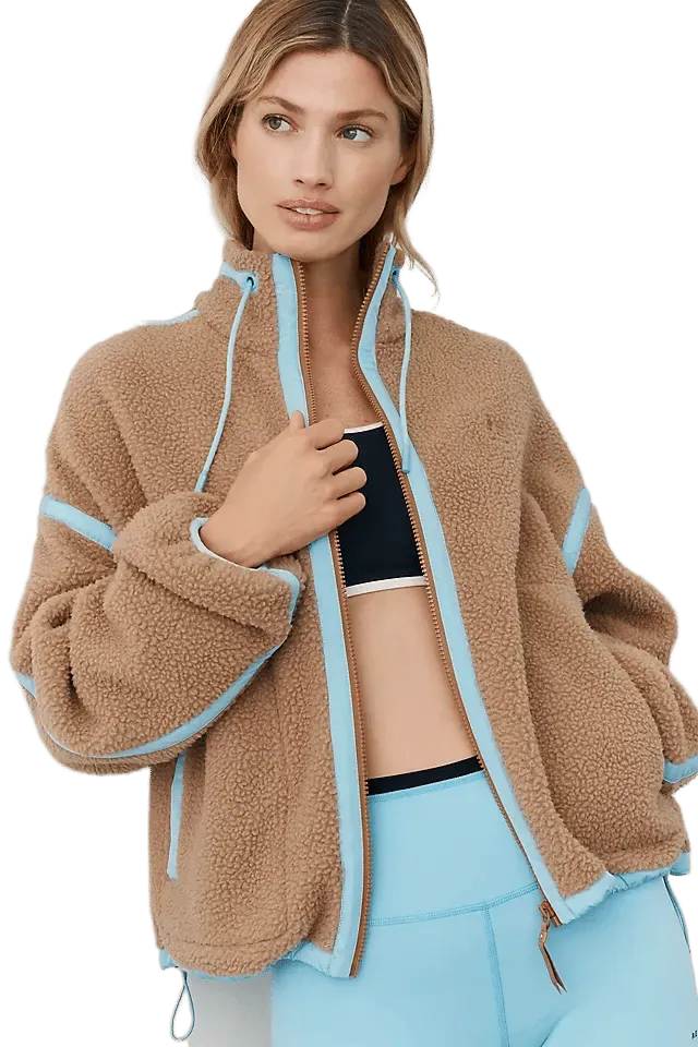 PE Nation Long-Sleeve Lennon Fleece Jacket