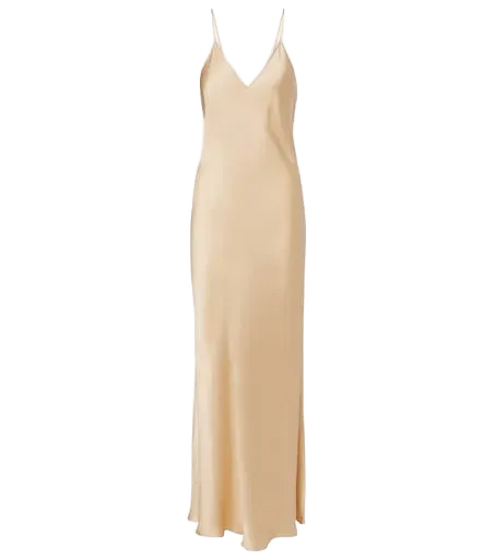 Nevana satin slip dress