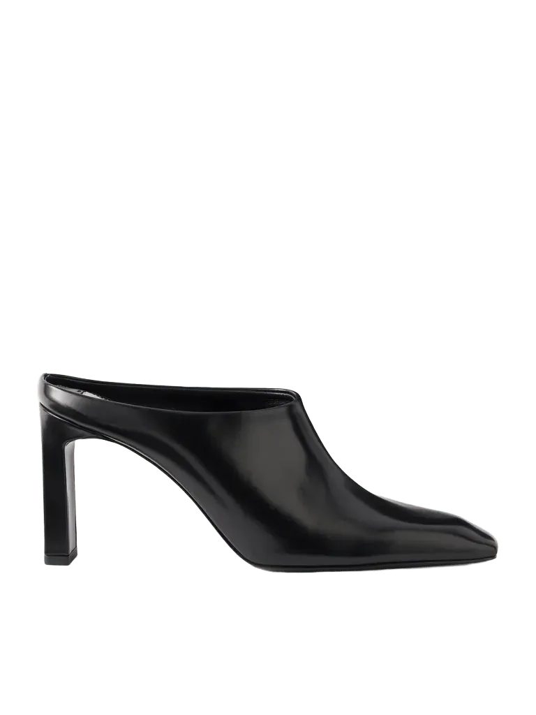 Bar leather mules