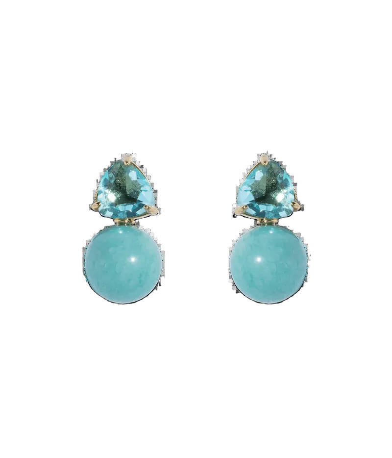 Sabine Studs in Turquoise