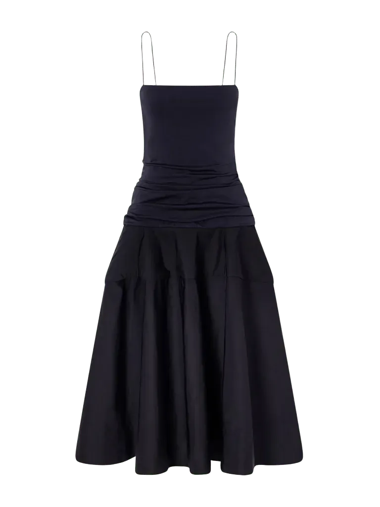 La Robe Paradiso satin midi dress