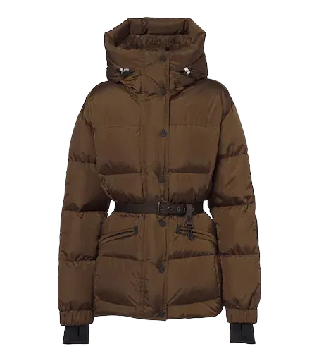 Salastrains belted ski jacket