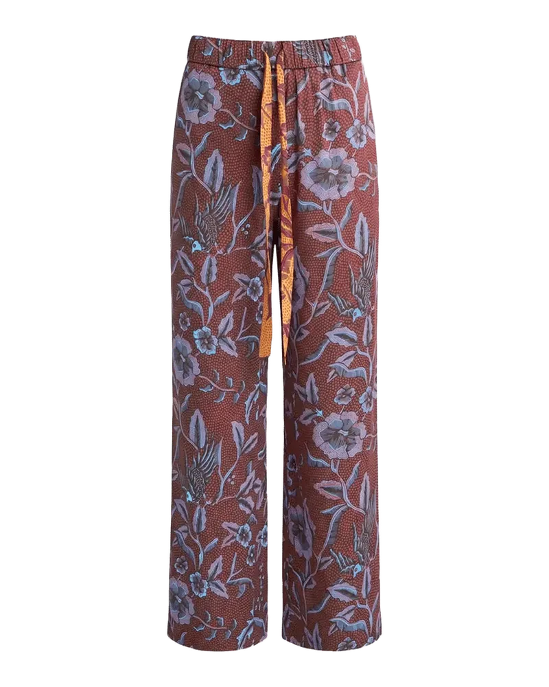 Verick Floral Wide-Leg Pants