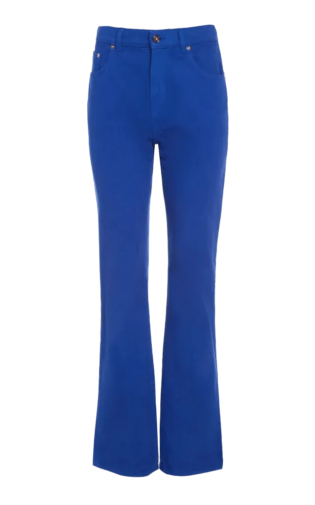 Rey Straight-leg Jean in Cobalt Recycled Cotton Denim