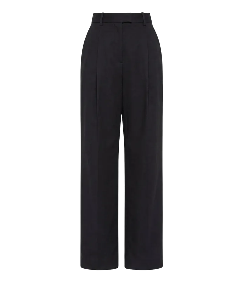Relaxed Wide Leg Pant | Black