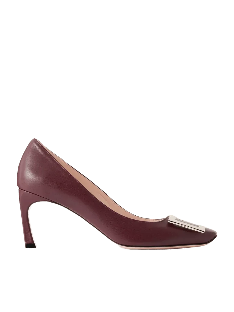 Trompette 70 buckle-detailed leather pumps
