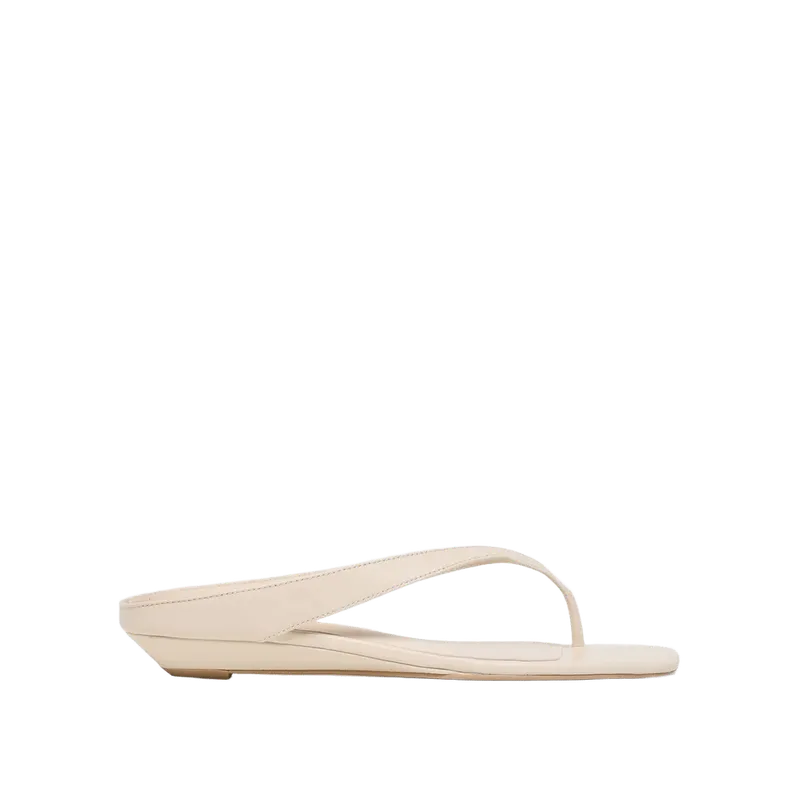 GIZEL SANDALS BONE LEATHER
