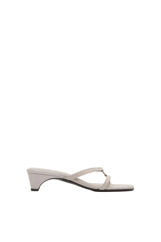 Multi Strap Heel - Off White