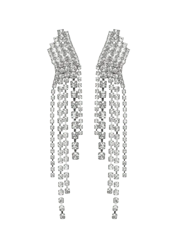 Zayla Earrings in Crystal