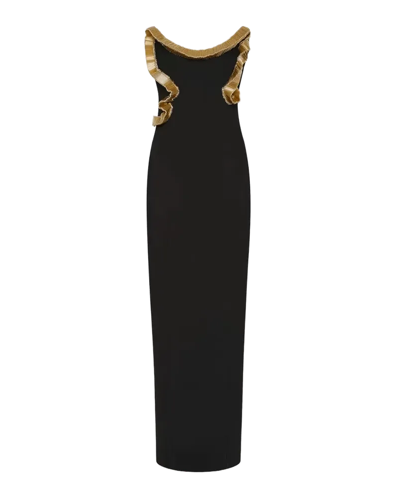 Malik Ribbon Column Gown