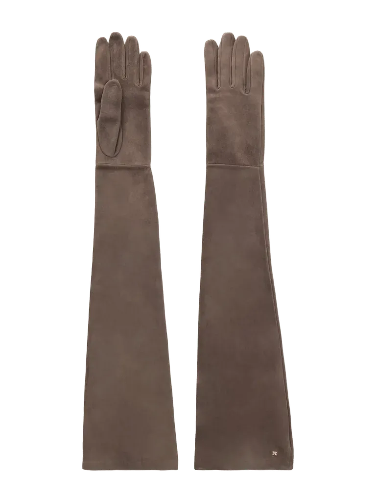 Suede gloves