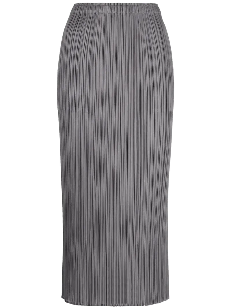 Pleats Please Issey Miyake plissé high-waist midi skirt