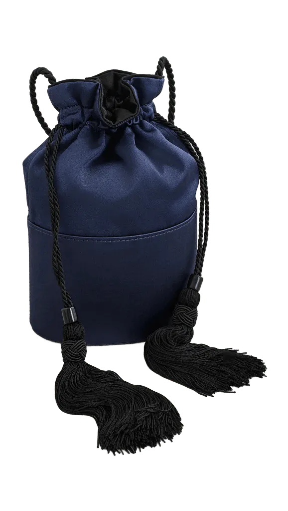 The Lola Satin Bucket Bag