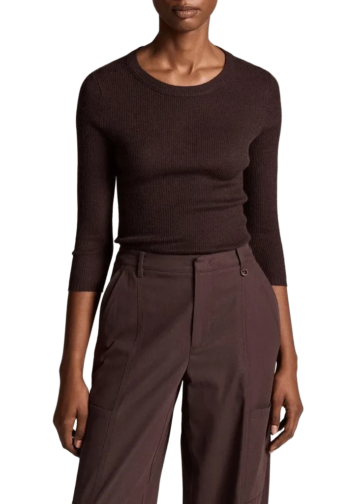 Cashmere-Silk Boat-Neck Sweater