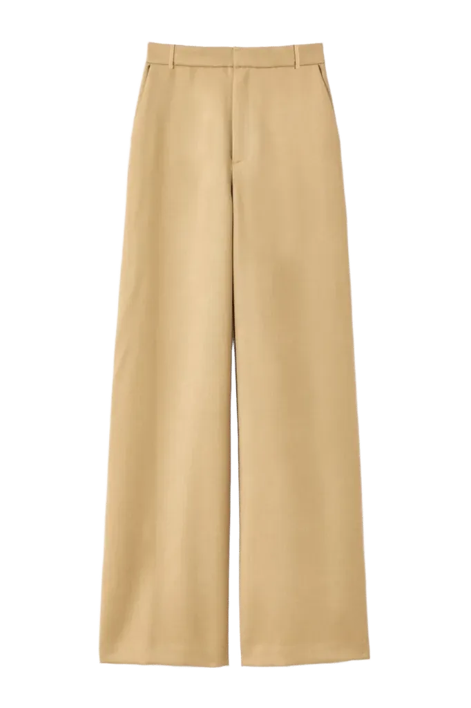 Wide-leg pants - Light Beige