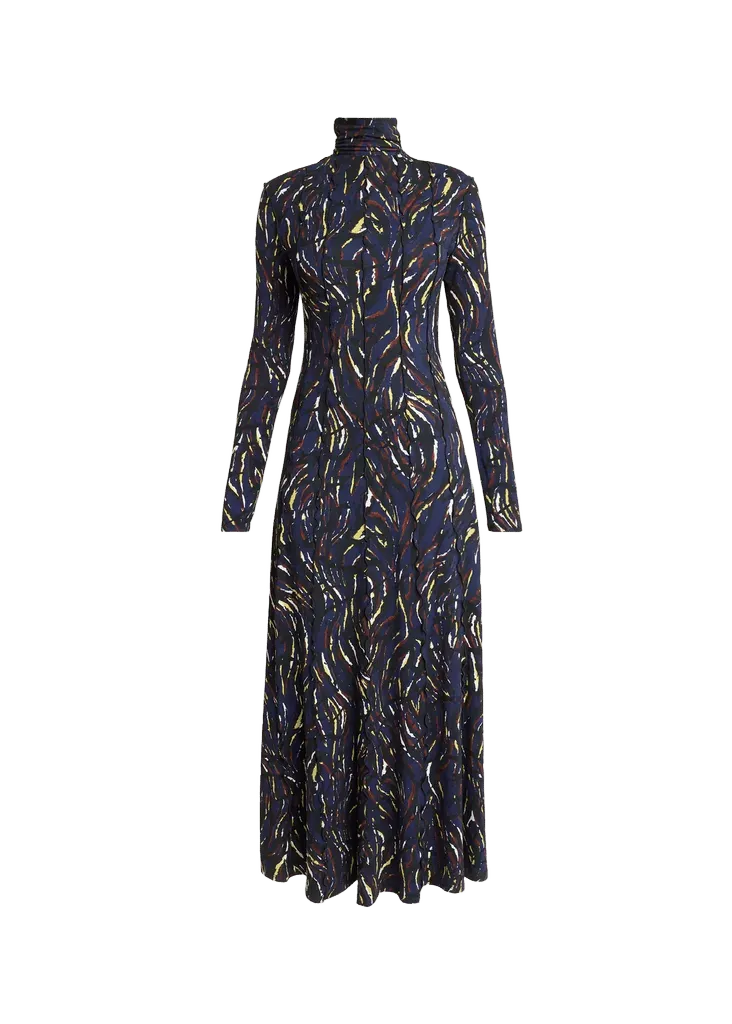 Mabel Abstract Jersey Midi Dress