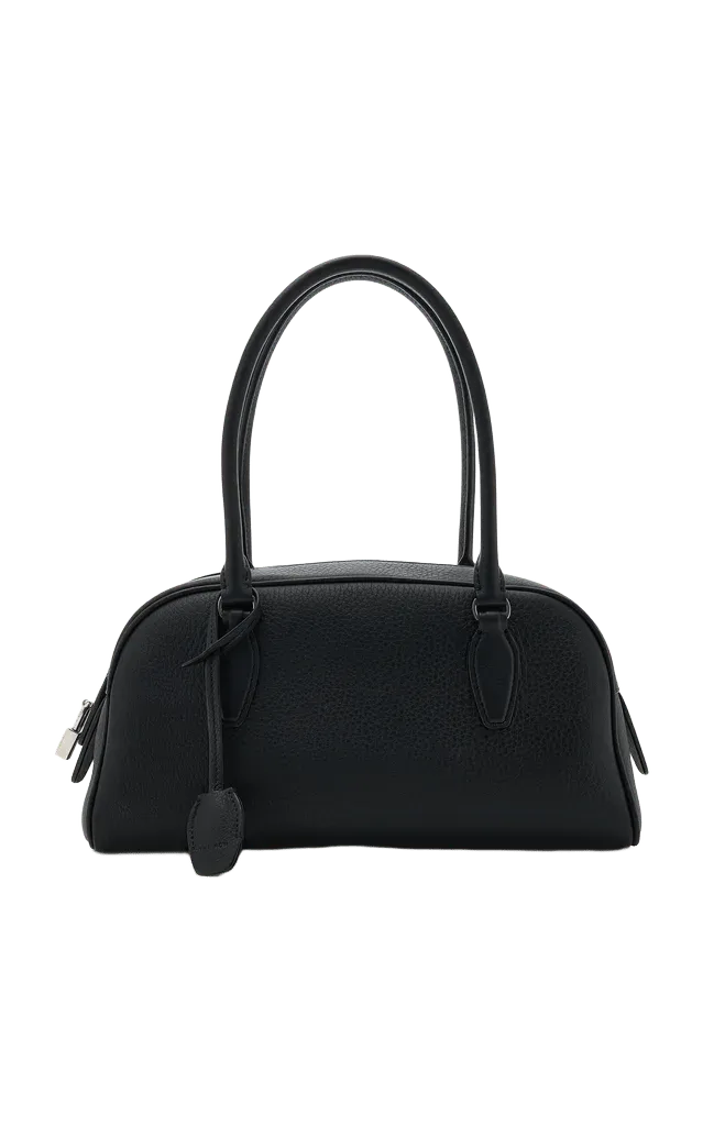 India East/West Small Leather Bag