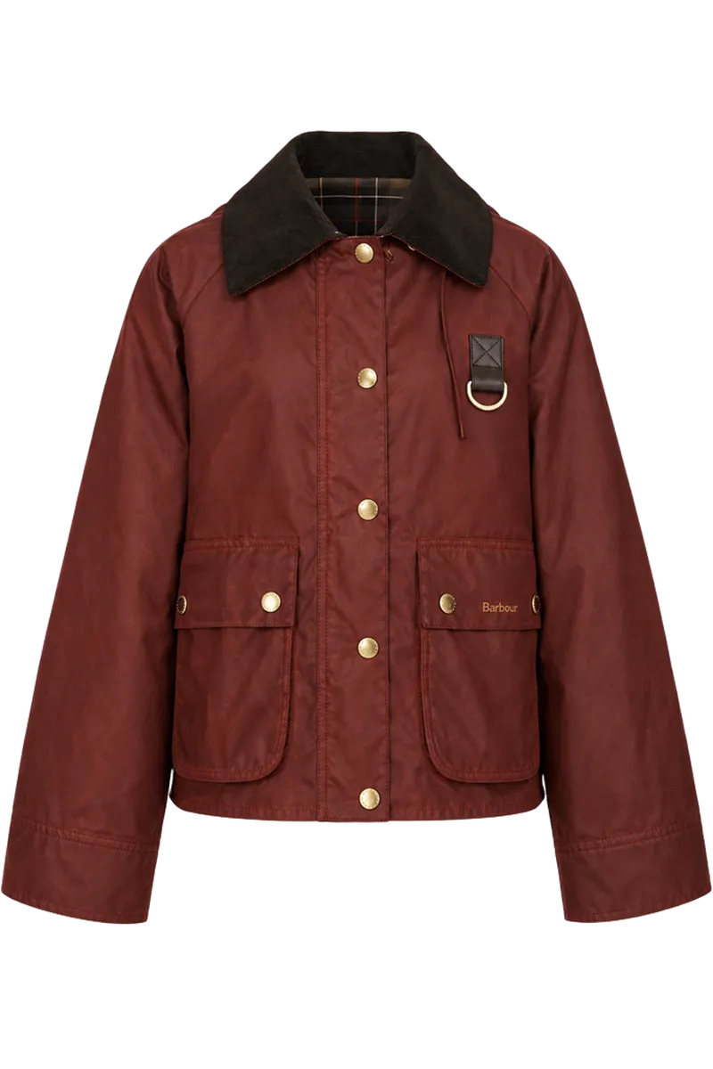 Barbour x Anthropologie Waxed Cotton Sullivan Jacket