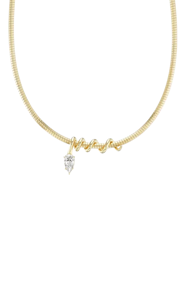 14K Yellow Gold Boa Necklace