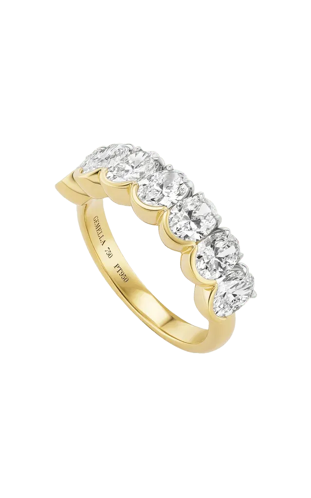 Grace 18K Yellow Gold Diamond Band