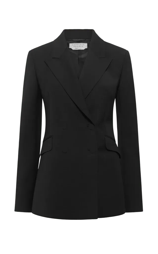 Stephanie Blazer in Black Sportswear Wool