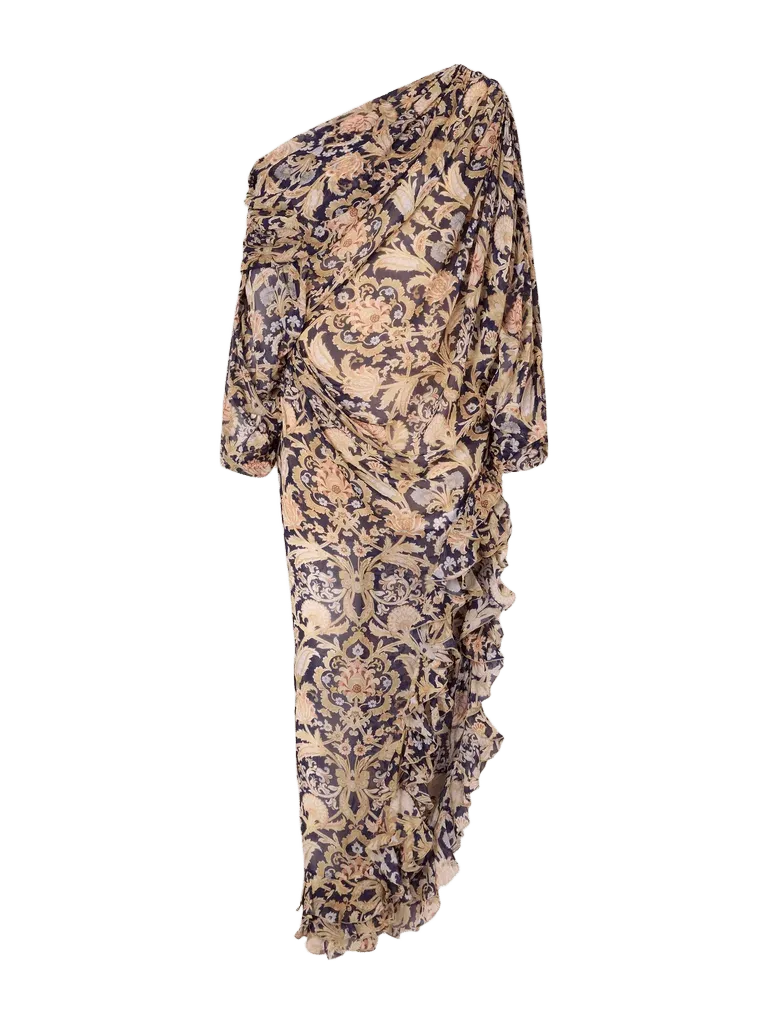 Valiant crepe maxi dress